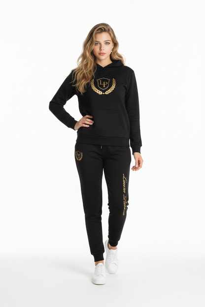 Laura Palazzo Trainerhose - Schwarz Unisex