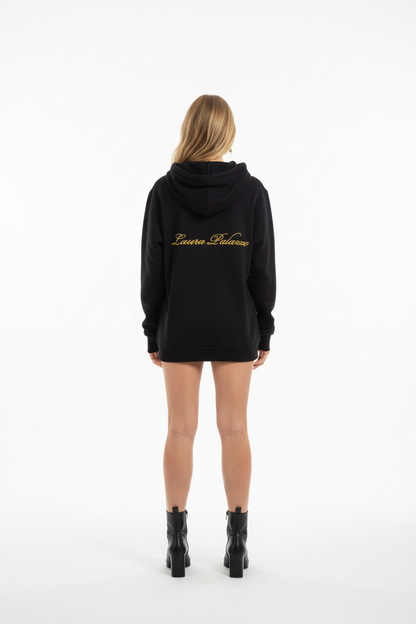 Laura Palazzo Hoodie -Schwarz