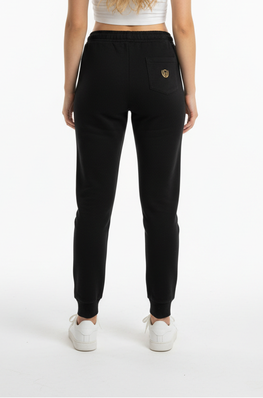 Laura Palazzo Trainerhose - Schwarz Unisex