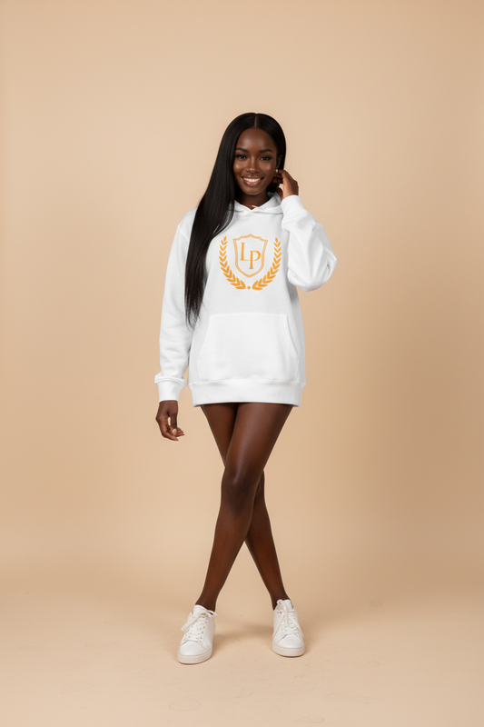 Laura Palazzo Hoodie -Weiss