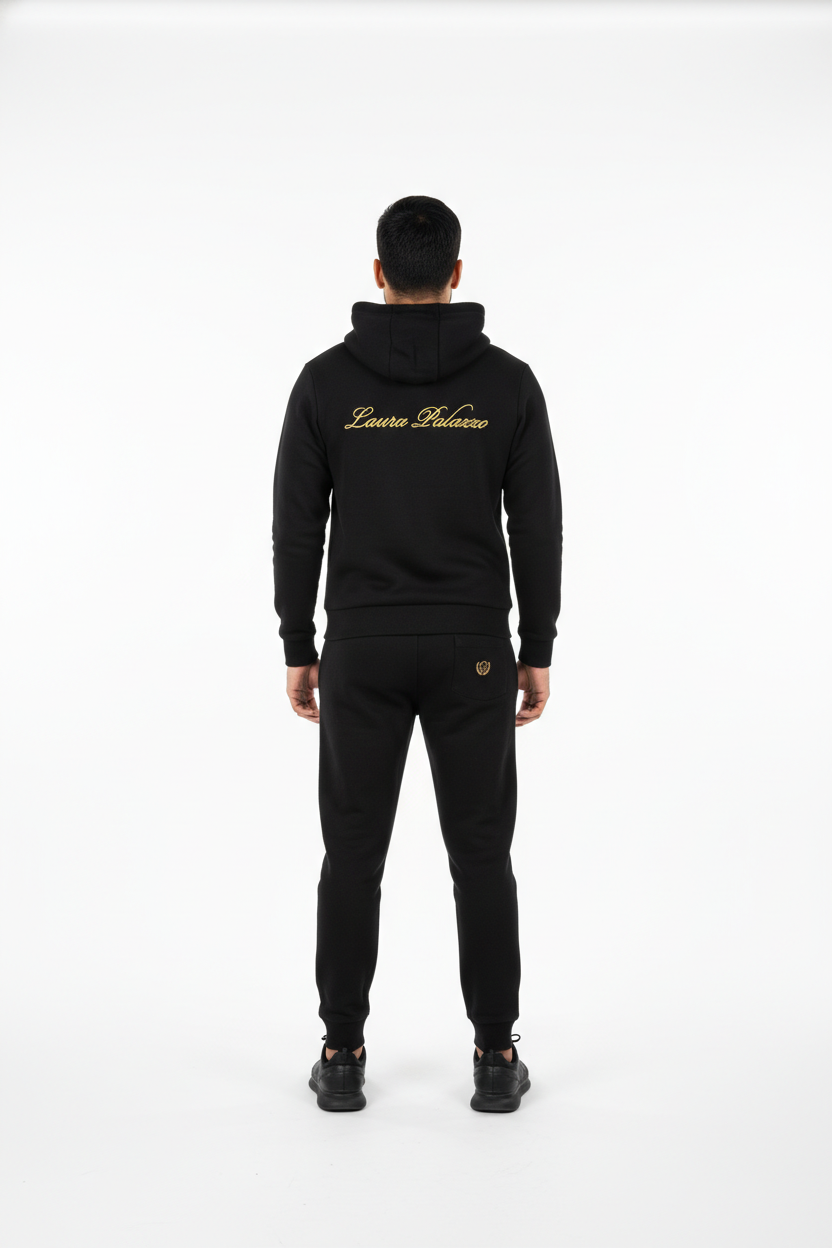 Laura Palazzo Trainerhose - Schwarz Unisex