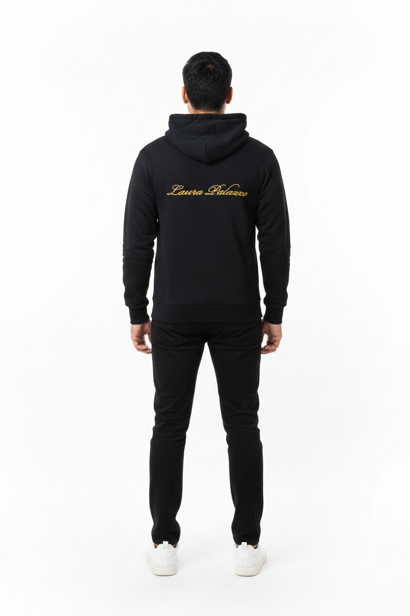 Laura Palazzo Hoodie - Schwarz