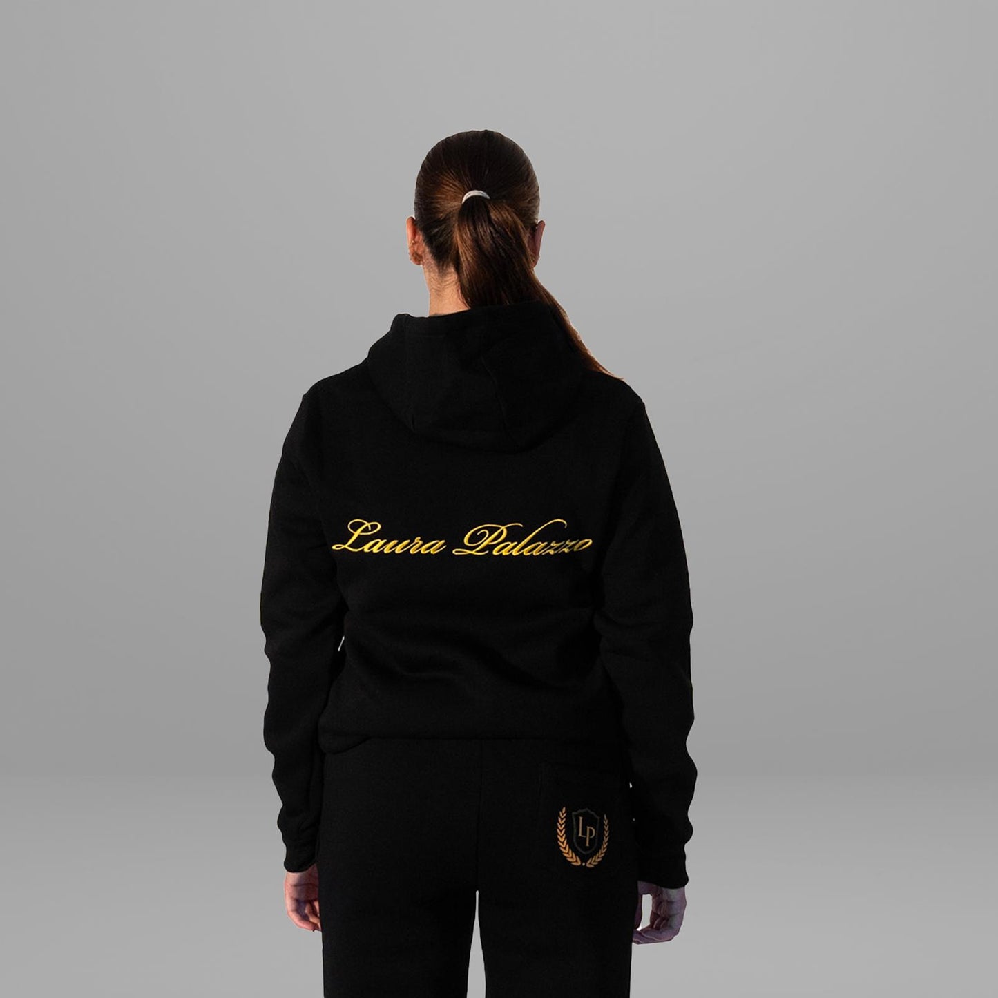 Laura Palazzo Hoodie -Schwarz