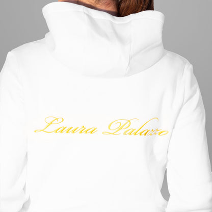 Laura Palazzo Hoodie -Weiss